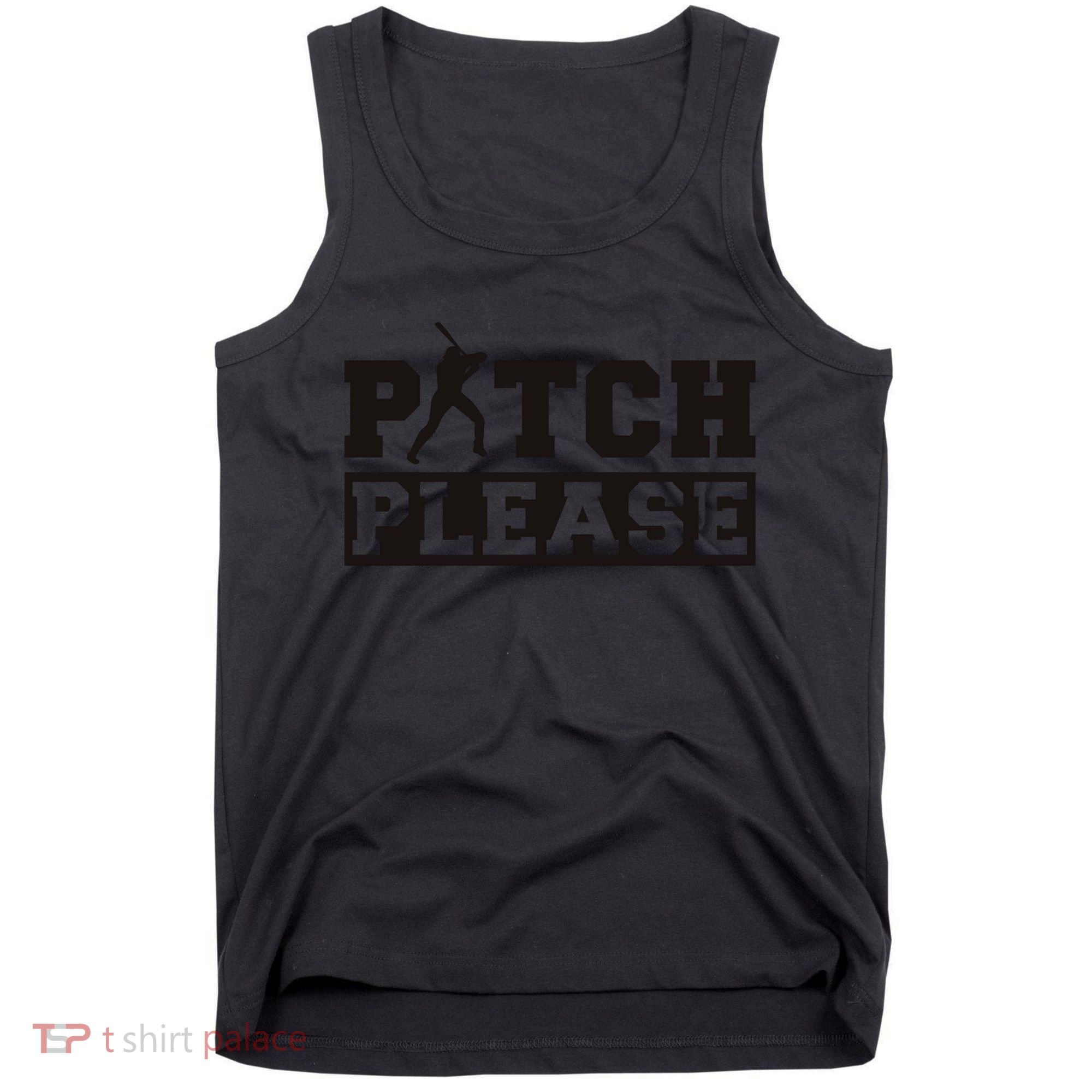 Pitch Please Funny Baseball Tank Top
