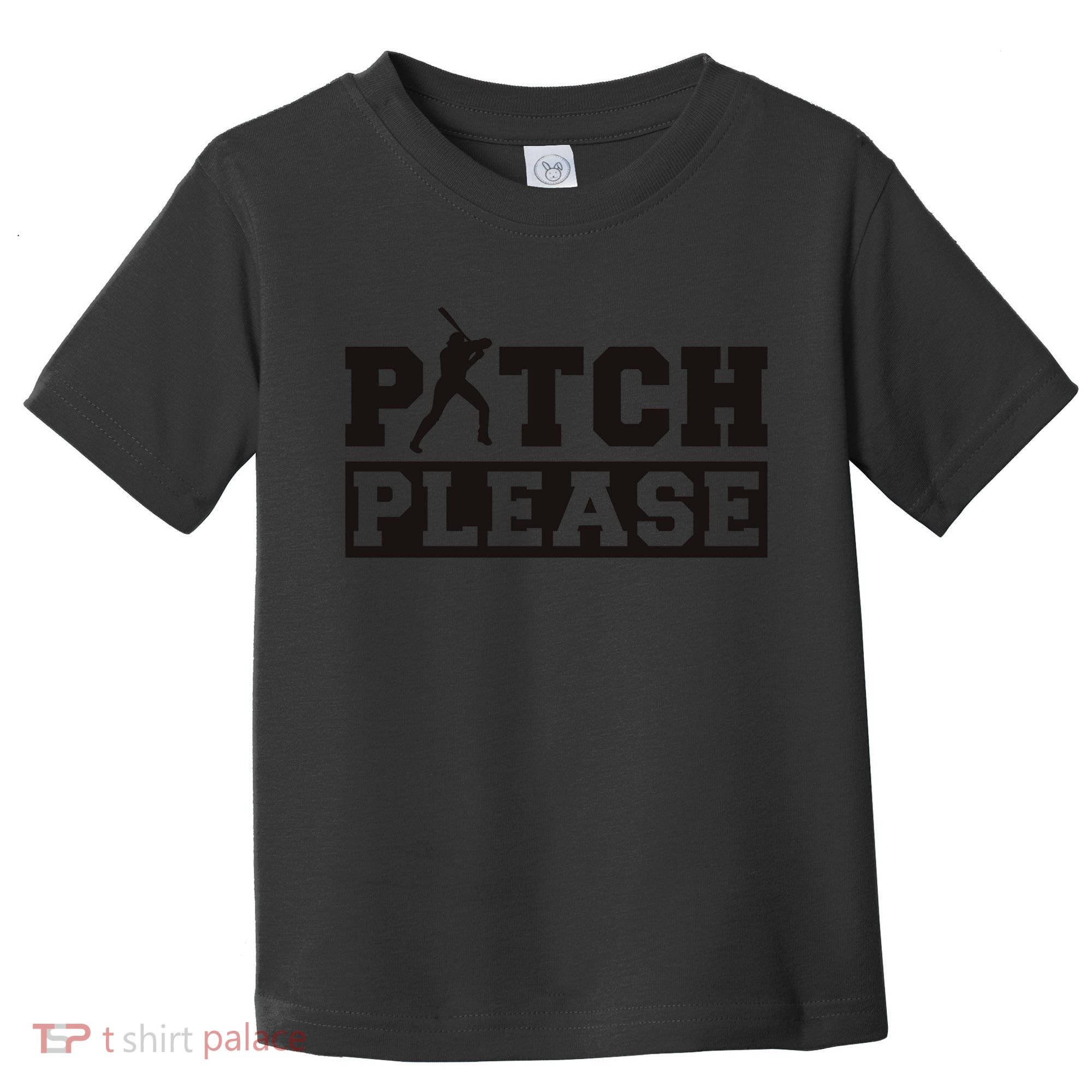 Pitch Please Funny Baseball Toddler T-Shirt