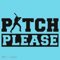 Pitch Please Funny Baseball Button thumb 1