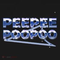 Peepee Poopoo Funny Retro Vaporwave Gaming Viral Text Humor Toddler Hoodie thumb 2