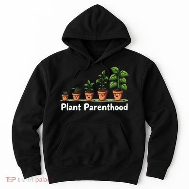 Plant Parenthood For Plant Moms & Dads Funny Cute Hoodie