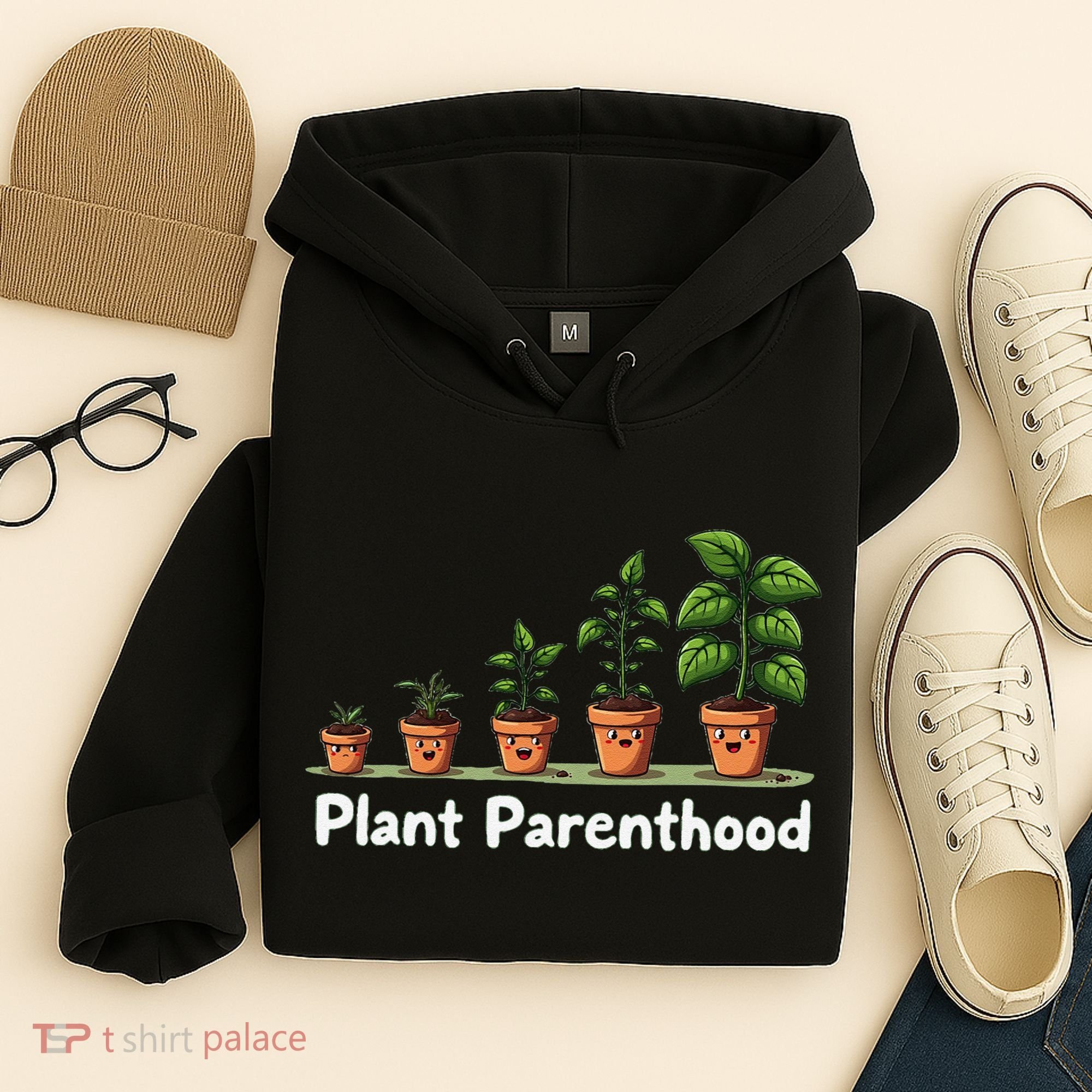Plant Parenthood For Plant Moms & Dads Funny Cute Hoodie