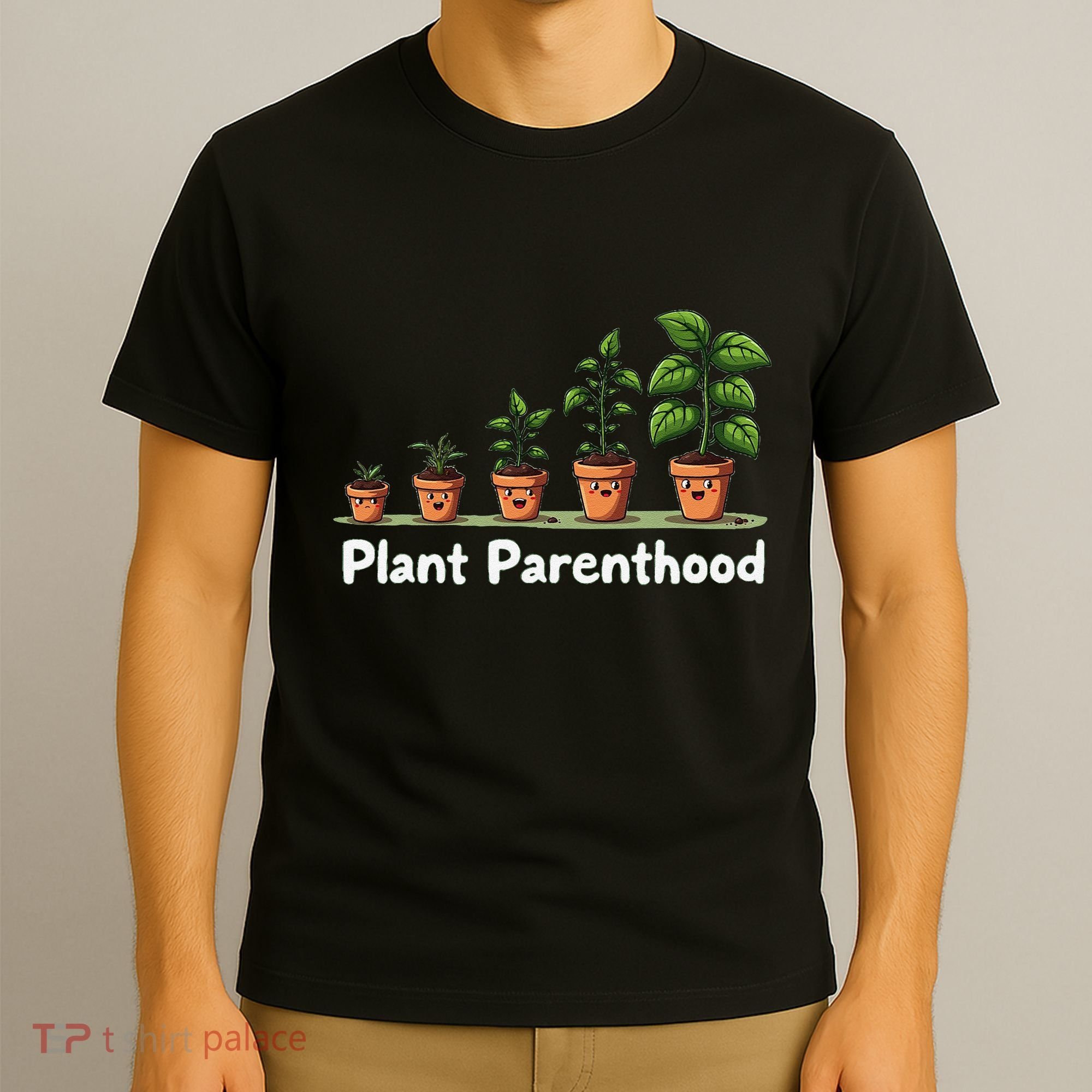 Plant Parenthood For Plant Moms & Dads Funny Cute T-Shirt