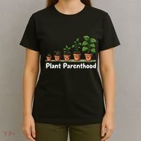 Plant Parenthood For Plant Moms & Dads Funny Cute T-Shirt thumb 4