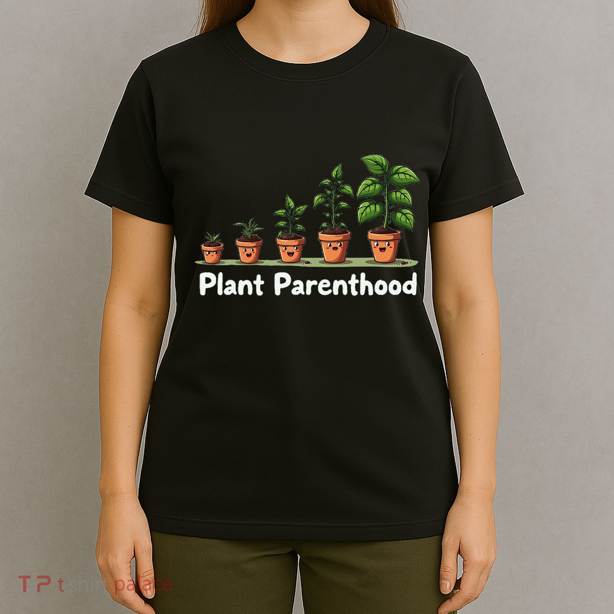 Plant Parenthood For Plant Moms & Dads Funny Cute T-Shirt
