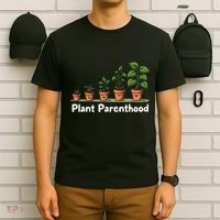 Plant Parenthood For Plant Moms & Dads Funny Cute T-Shirt thumb 6