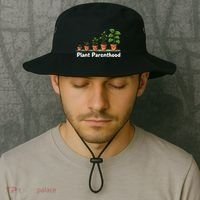 Plant Parenthood For Plant Moms & Dads Funny Cute Bucket Hat thumb 2