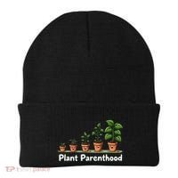 Plant Parenthood For Plant Moms & Dads Funny Cute Beanie thumb 0