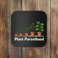 Plant Parenthood For Plant Moms & Dads Funny Cute Coaster thumb 0