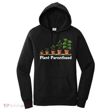 Plant Parenthood For Plant Moms & Dads Funny Cute Women's Hoodie