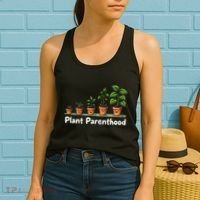 Plant Parenthood For Plant Moms & Dads Funny Cute Women's Tank Top thumb 2