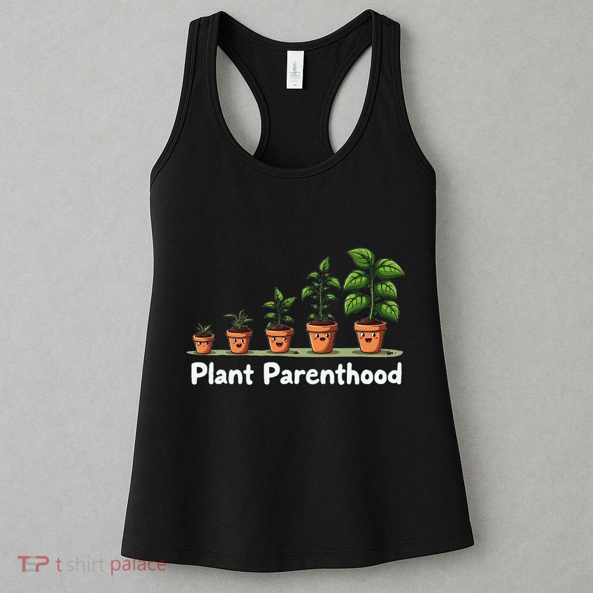 Plant Parenthood For Plant Moms & Dads Funny Cute Women's Tank Top