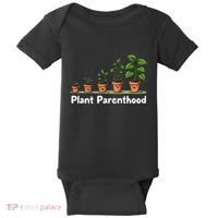 Plant Parenthood For Plant Moms & Dads Funny Cute Baby Bodysuit thumb 0