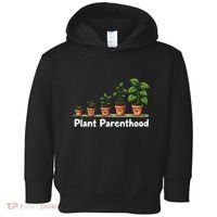 Plant Parenthood For Plant Moms & Dads Funny Cute Toddler Hoodie thumb 0