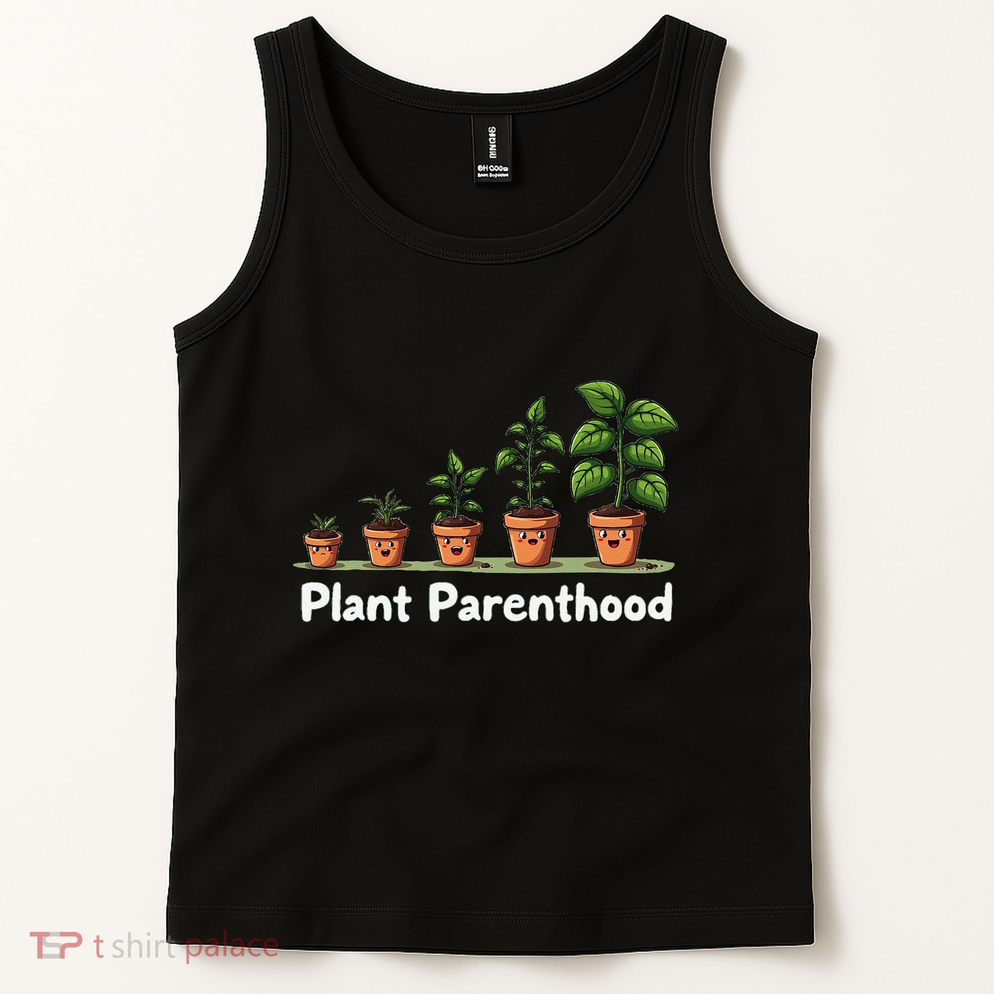 Plant Parenthood For Plant Moms & Dads Funny Cute Tank Top