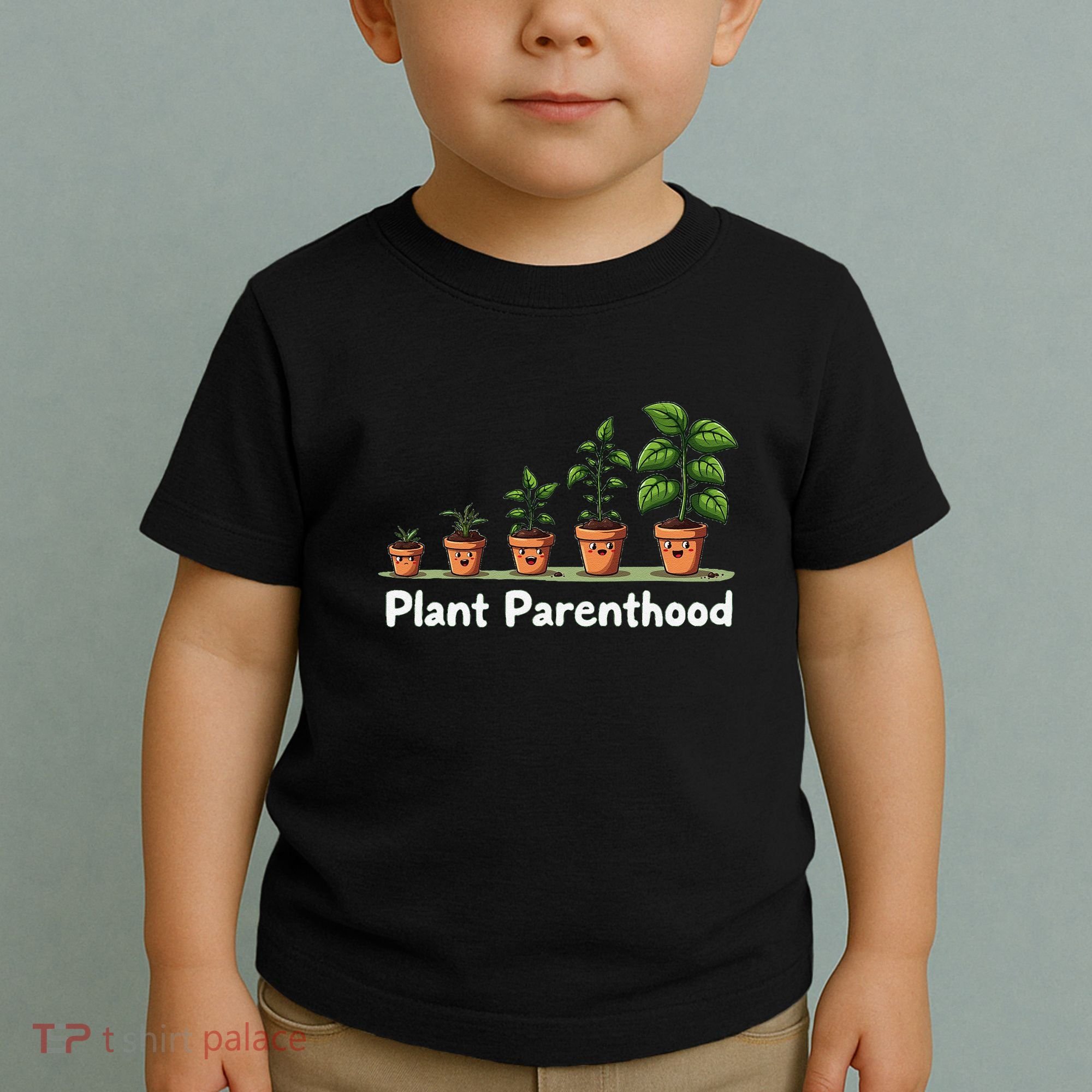 Plant Parenthood For Plant Moms & Dads Funny Cute Toddler T-Shirt