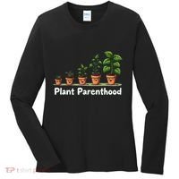 Plant Parenthood For Plant Moms & Dads Funny Cute Women's Long Sleeve Shirt thumb 0