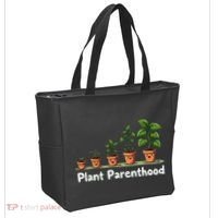 Plant Parenthood For Plant Moms & Dads Funny Cute Tote Bag thumb 2
