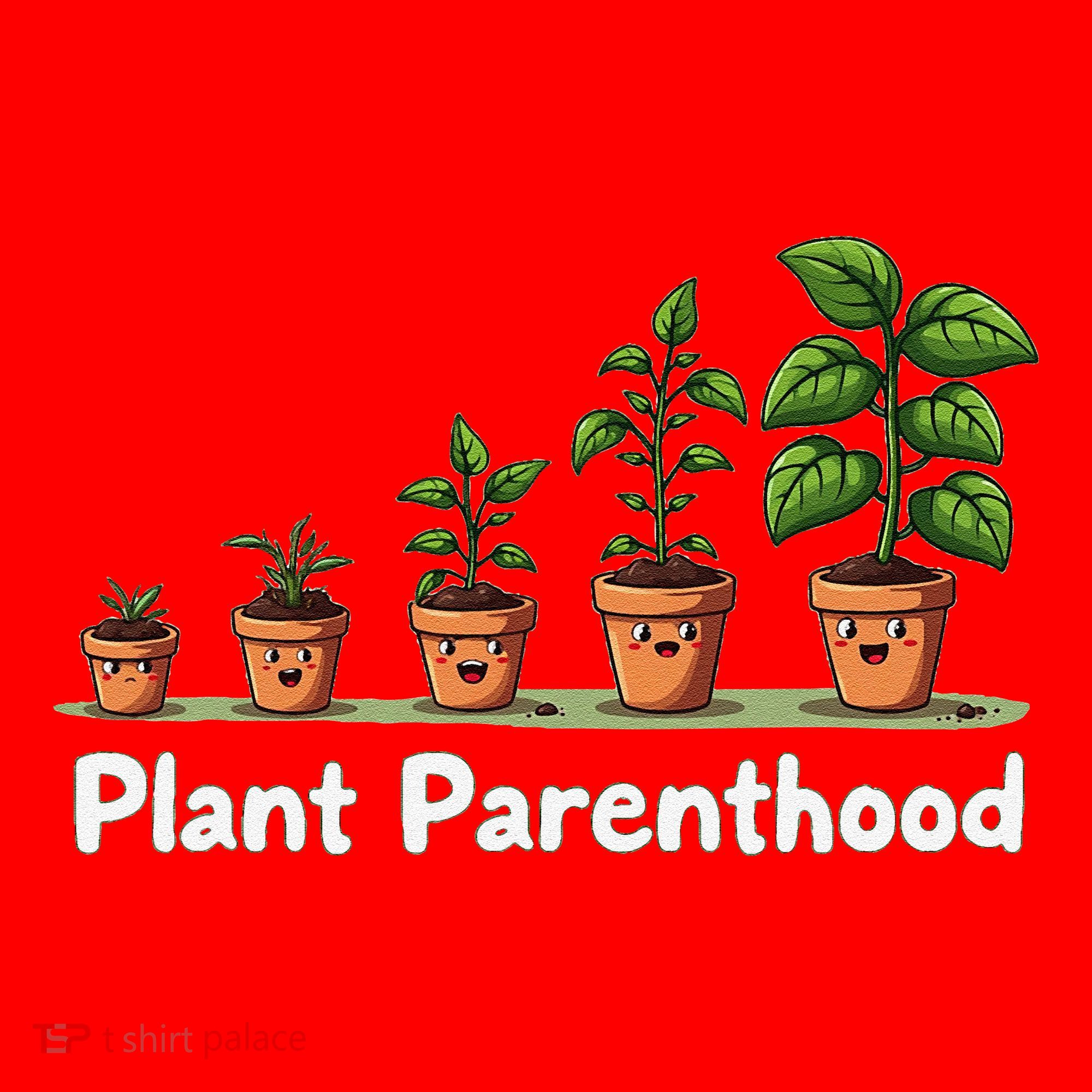 Plant Parenthood For Plant Moms & Dads Funny Cute Santa Hat
