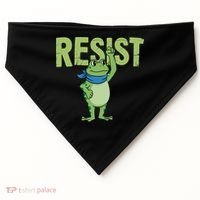 Portland Protest Frog USA-Made Doggie Bandana thumb 0