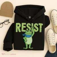 Portland Protest Frog Hoodie thumb 4