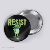 Portland Protest Frog Button thumb 0