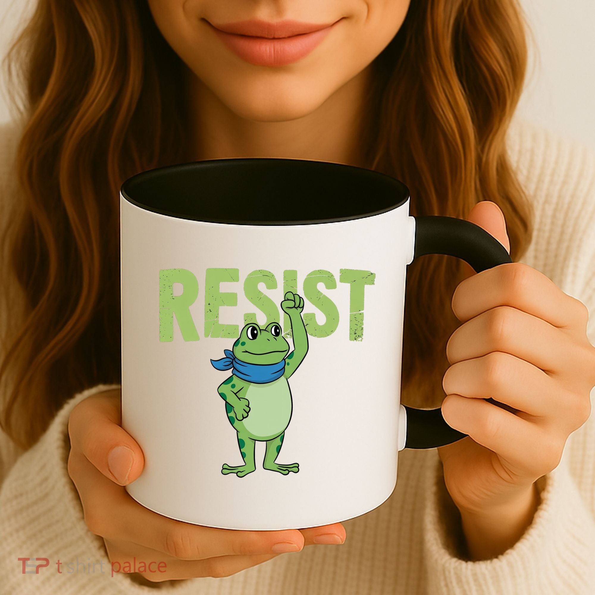 Portland Protest Frog Coffee Mug
