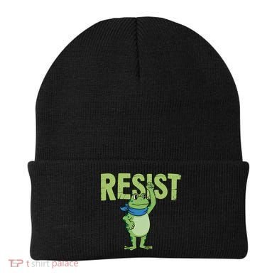 Portland Protest Frog Beanie