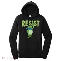 Portland Protest Frog Women's Hoodie thumb 0