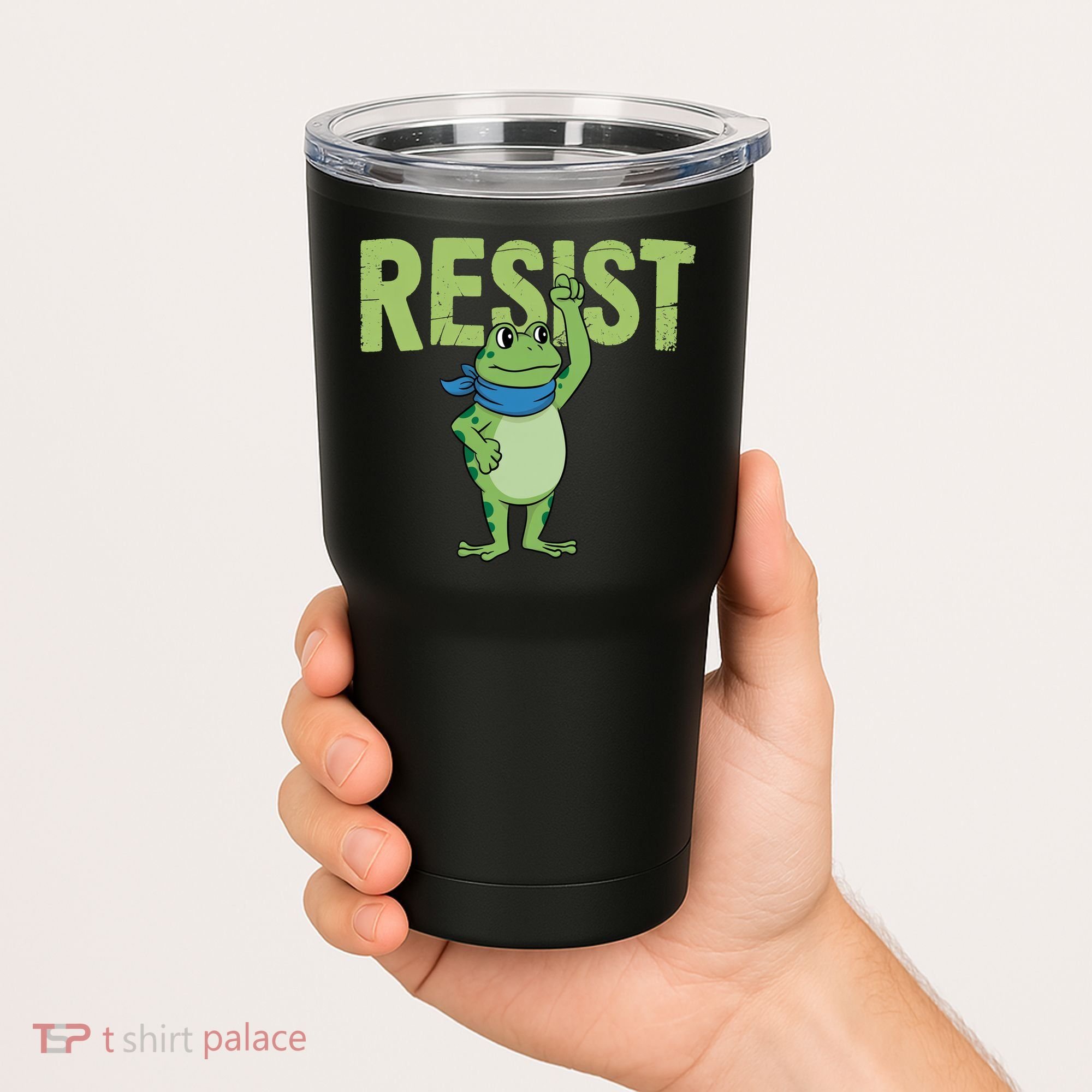 Portland Protest Frog Tumbler