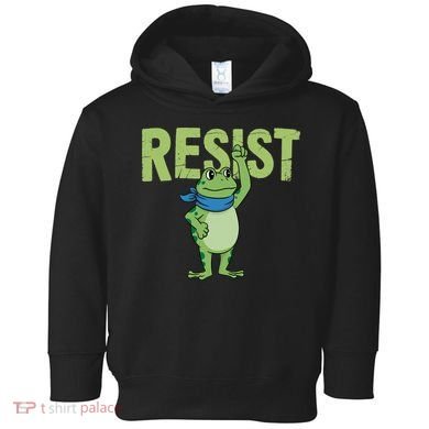 Portland Protest Frog Toddler Hoodie