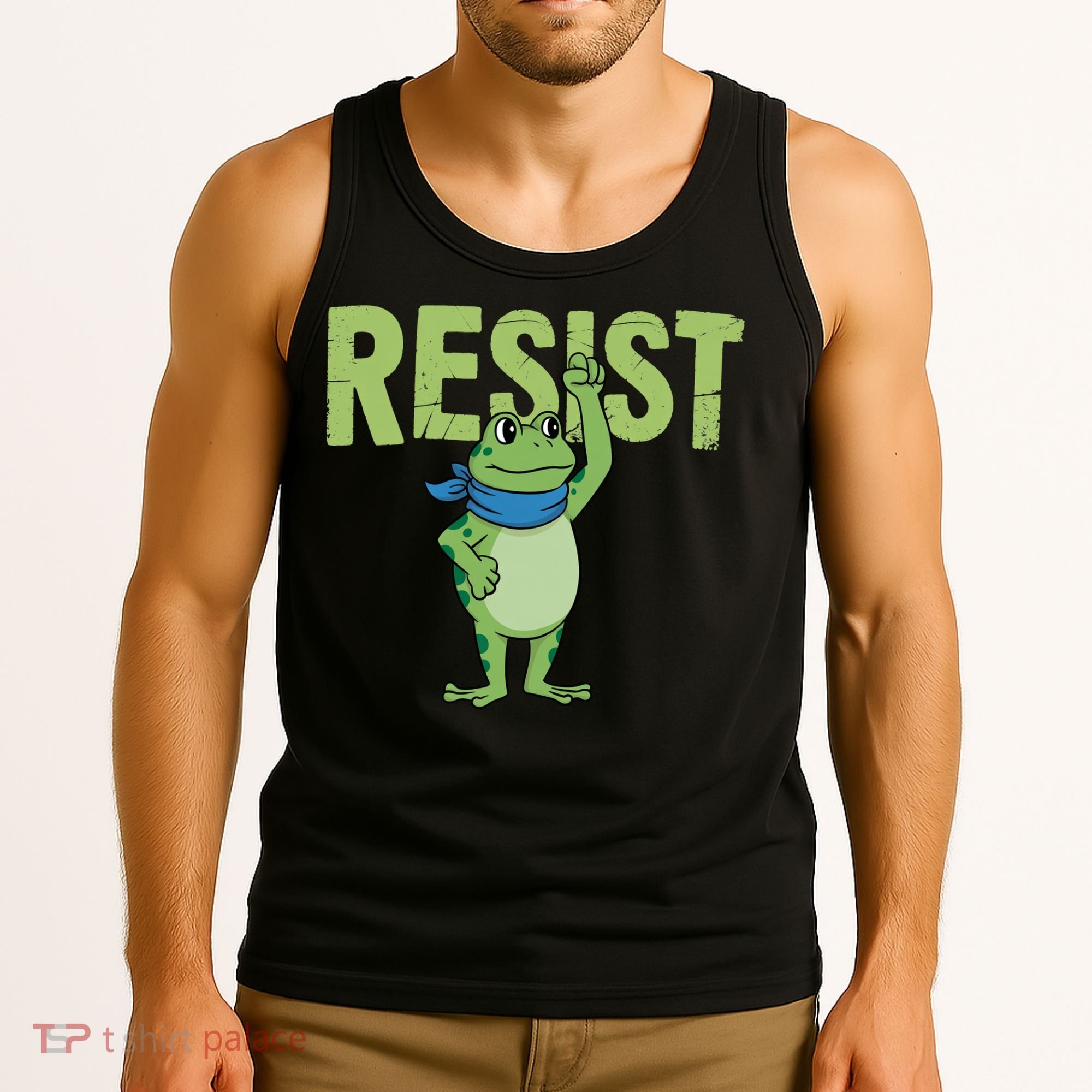 Portland Protest Frog Tank Top