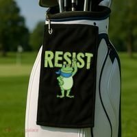 Portland Protest Frog Golf Towel thumb 2