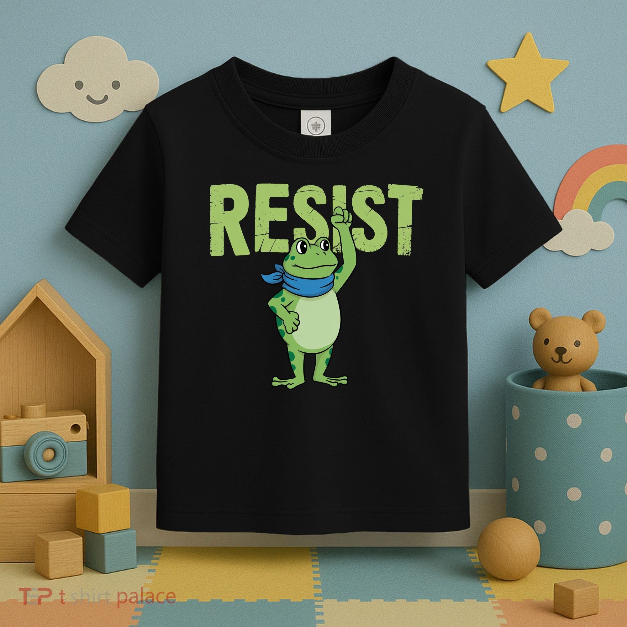 Portland Protest Frog Toddler T-Shirt