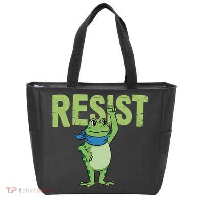 Portland Protest Frog Tote Bag