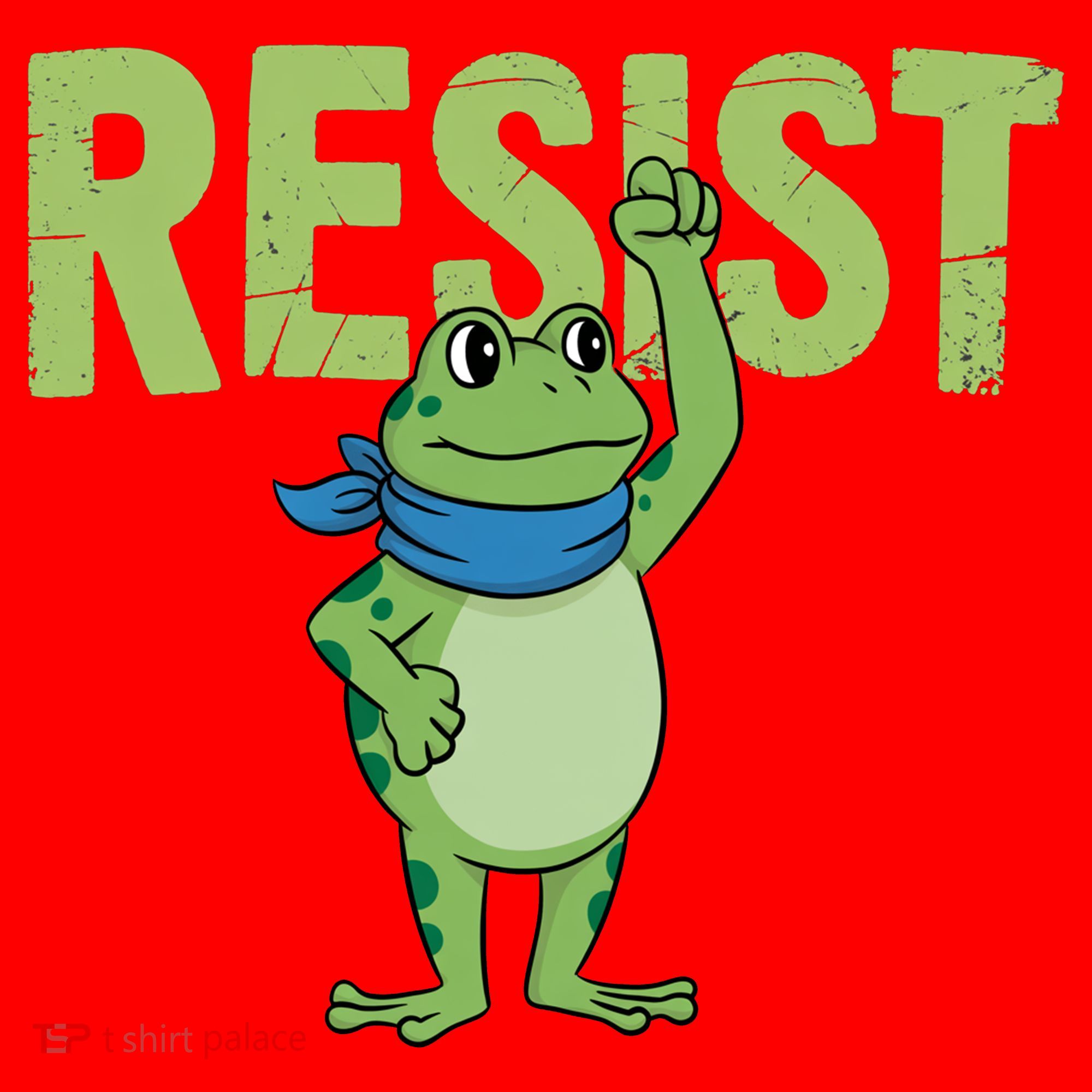 Portland Protest Frog Santa Hat