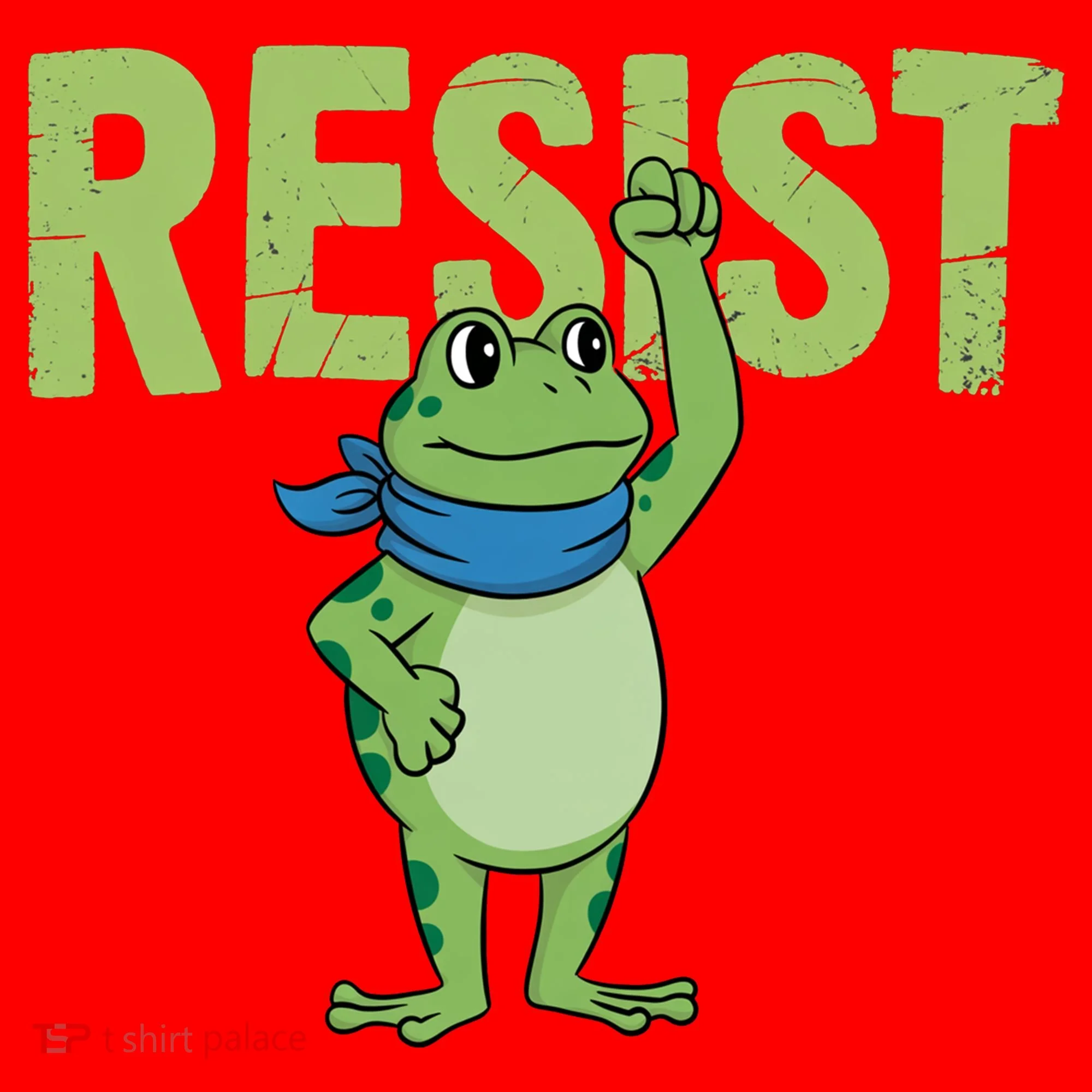 Portland Protest Frog Santa Hat