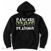 Pancake Platoon Funny Offensive Lineman Football OLine Hoodie thumb 0