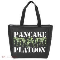 Pancake Platoon Funny Offensive Lineman Football OLine Tote Bag thumb 0