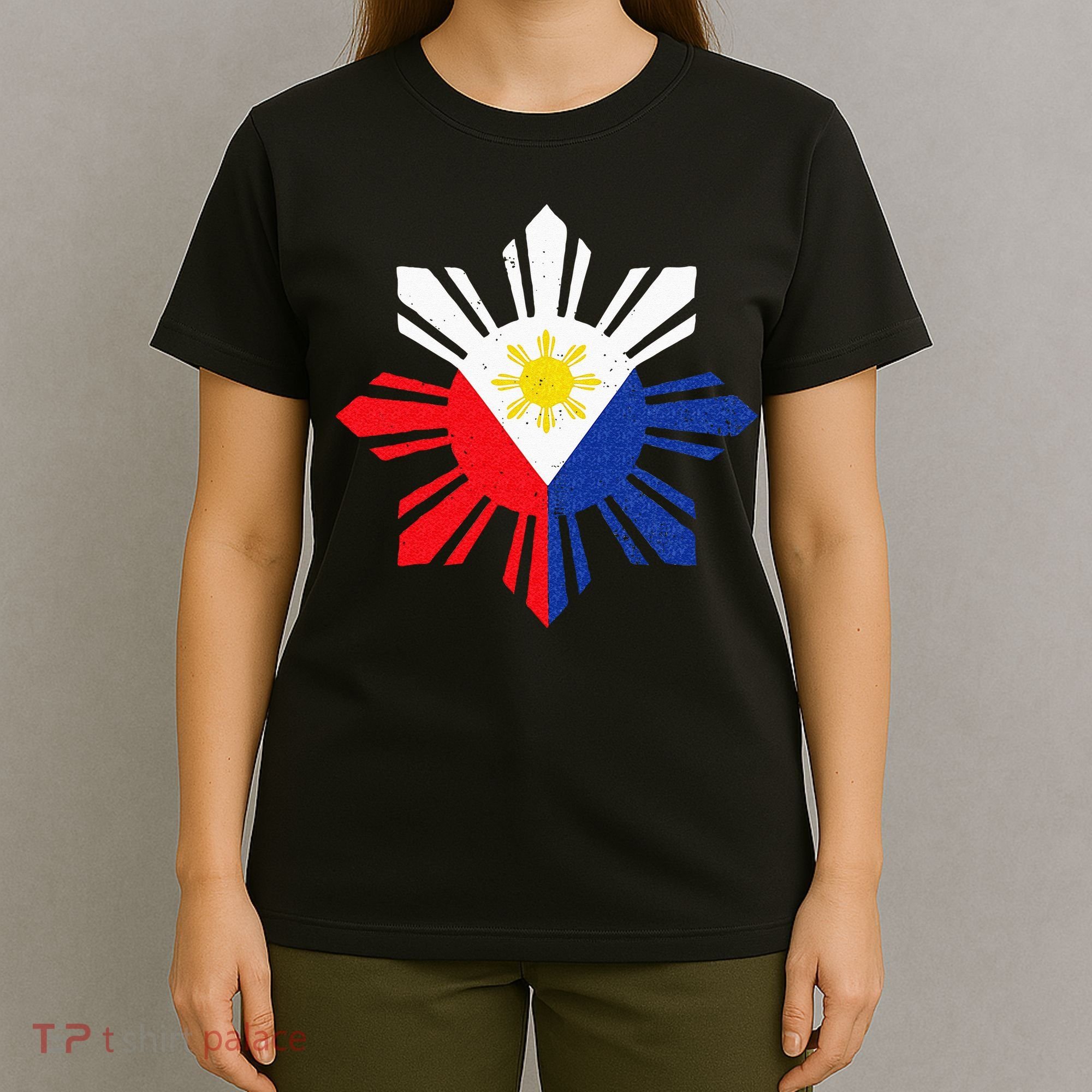 Proud Pinoy Filipino Pride Philippines Flag T-Shirt