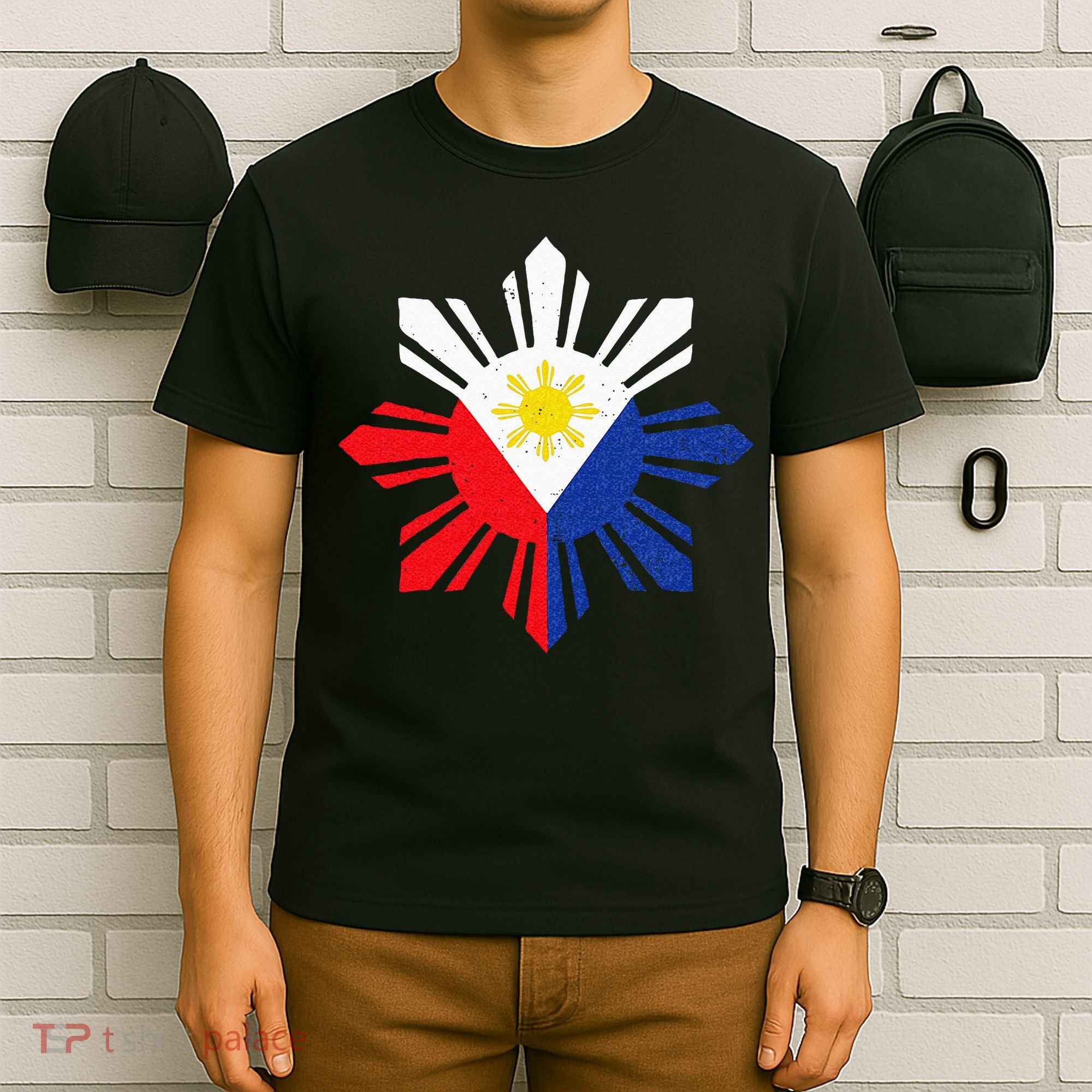 Proud Pinoy Filipino Pride Philippines Flag T-Shirt