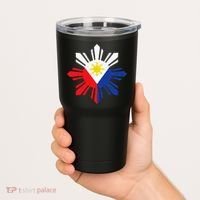 Proud Pinoy Filipino Pride Philippines Flag Tumbler thumb 2