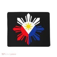 Proud Pinoy Filipino Pride Philippines Flag Mousepad thumb 0