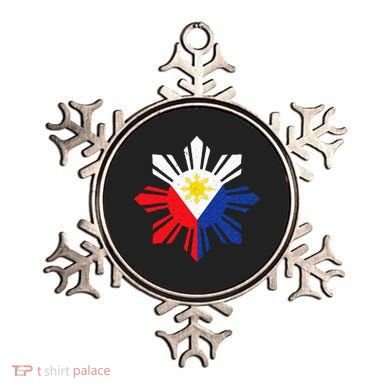 Proud Pinoy Filipino Pride Philippines Flag Ornament