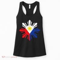 Proud Pinoy Filipino Pride Philippines Flag Women's Tank Top thumb 0