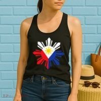 Proud Pinoy Filipino Pride Philippines Flag Women's Tank Top thumb 2