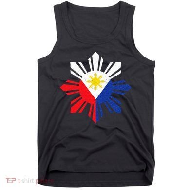 Proud Pinoy Filipino Pride Philippines Flag Tank Top