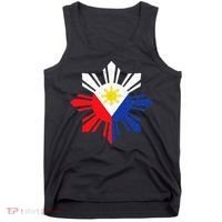 Proud Pinoy Filipino Pride Philippines Flag Tank Top thumb 0