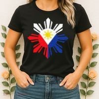 Proud Pinoy Filipino Pride Philippines Flag Women's T-Shirt thumb 2