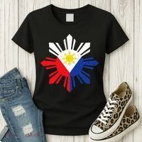 Proud Pinoy Filipino Pride Philippines Flag Women's T-Shirt thumb 3